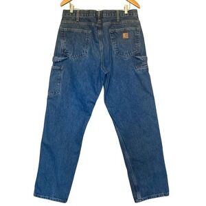 Y2K carhartt carpenter utility style baggy Denim jeans 36x32 Workwear Streetwear